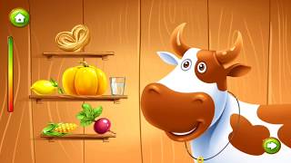 Animal Farm Game for Kids, Babies and Children Learn Animals and taking care of farm animals