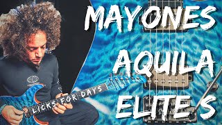 Video thumbnail for Mayones Aquila Elite S | Guitar Candy For The Ears & Eyes! by Rabea Massaad