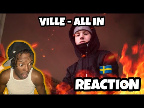 AMERICAN REACTS TO SWEDISH RAP! NEXT EINÁR? Ville- All In (English subtitles)