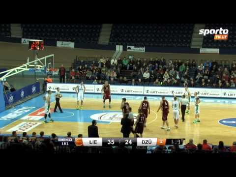 SportoTV.lt: LKL „Lietkabelis" - „Dzūkija" 2014-02-08