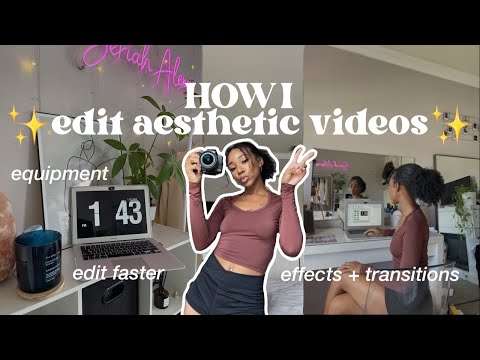 How I edit my youtube videos ✨aesthetic✨ | equipment, final cut pro tutorial (editing tips & tricks)