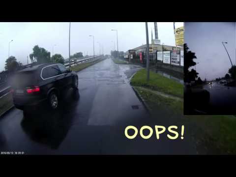 Rendes BMW sofőr és veszélyes kátyú - Nice BMW driver and dangerous pothole