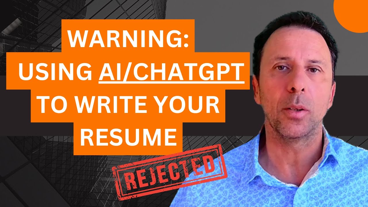 ⚠️ WARNING: Do This Before Using AI/ChatGPT to Build Your Resume!