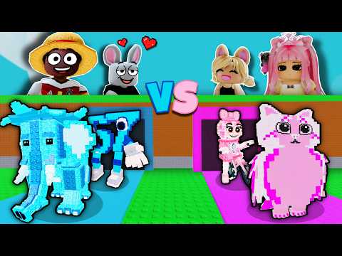 MENINOS VS MENINAS no ROUBE O BRAINROT! DESAFIO DO 0 A 1 TRILHÃO com LARRYZINHO e LARIZINHA!