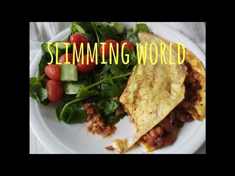 Slimming world Taco bean omelette