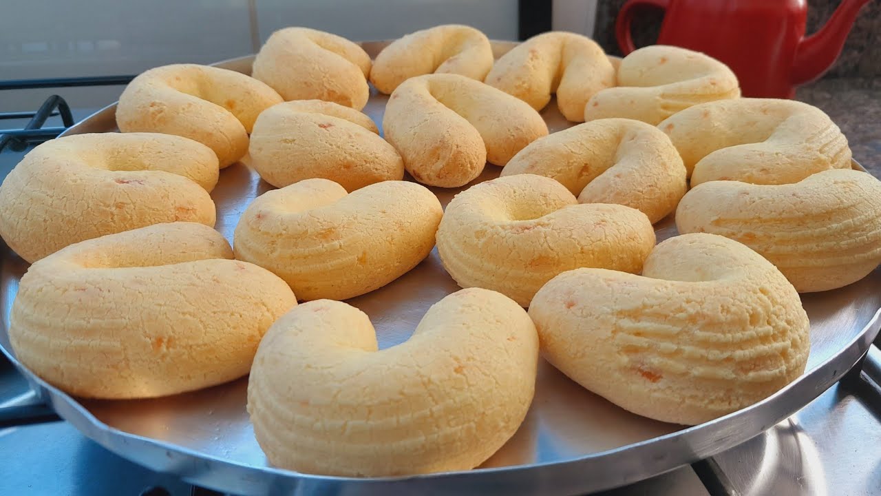 BISCOITO DE POLVILHO ASSADO SEM ESCALDAR FÁCIL e RÁPIDO