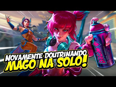NOVAMENTE DOUTRINANDO MAGUINHO NA SOLO - ⚡ Smite BR Conquista