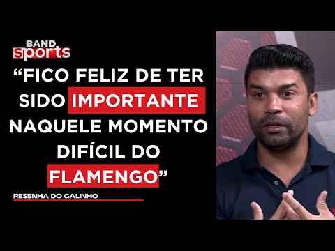 EDUARDO DA SILVA RELEMBRA DE SUA PASSAGEM NO FLAMENGO | RESENHA DO GALINHO