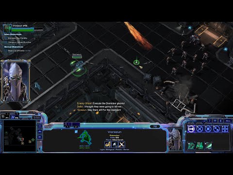 StarCraft 2 Protoss Covert Ops Campaign Mission 1 - The Escape