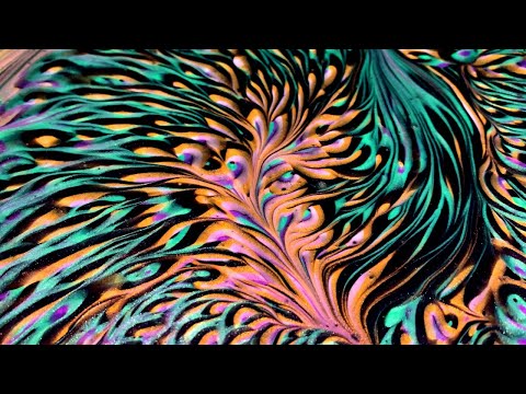 Traveling Tree Ring Pour Painting | Unexpected TWIST!