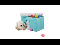 Sitzbox Kinder mit Motiv Pink - Weiß