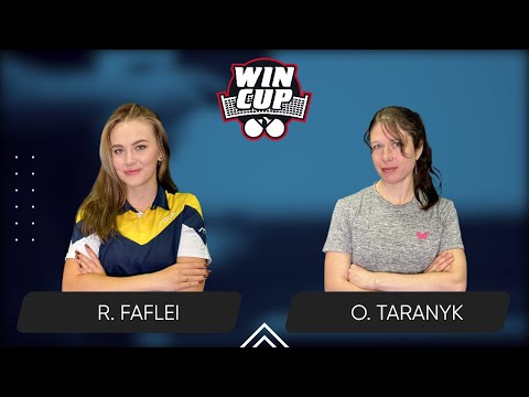 08:45 Romaniia Faflei - Olena Taranyk 11.05.2025 WINCUP Women Professional. TABLE 2