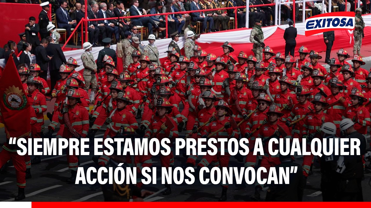 🔴🔵Bomberos podrían reconsiderar estar en desfile, señala Leonidas Telenta: “Siempre estamos prestos”