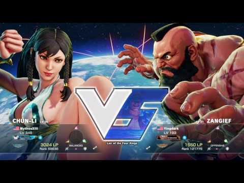 OBFC tournament Semi-finals - Mythos ( Chun-li ) vs Yingdark (Zangief)