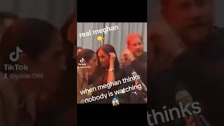 ANGRY meghan when ignored 😱🤥🤔 #meghanmarkle #princeharry #shorts