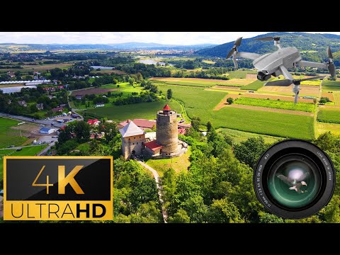 Baszta, zamek w Czchowie [4K Polska dronem]