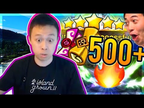 HUGE Birthday Summon Session! 500+ Scrolls! - Quality Nat 5s! - Summoners War