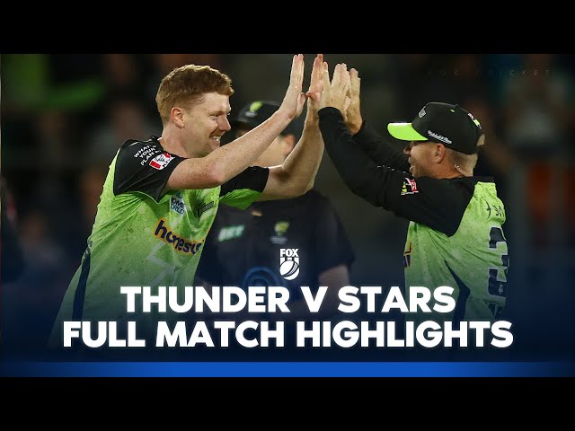 Sydney Thunder vs Melbourne Stars | Full Match Highlights I 28/12/24 | BBL | Fox Cricket