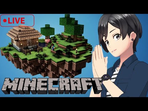 Survive with me in Minecraft and build a kingdom LIVE 🏰 #minecraftlive