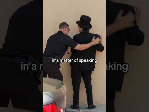 Magician tries to sell weed to a cop #magic #prank #comedy