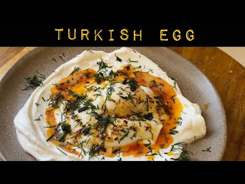 Çılbır Turkish Eggs with Labneh simply delicious healthy breakfast idea
