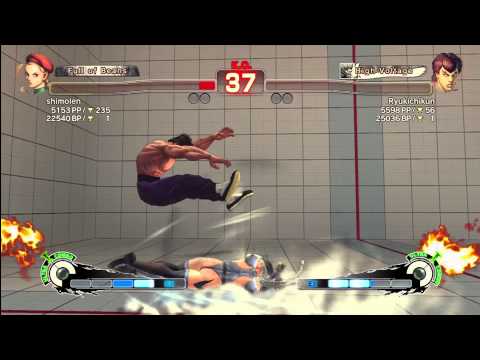 shimolen (Cammy) vs Ryukichikun (Fei Long)_SFAE_HD