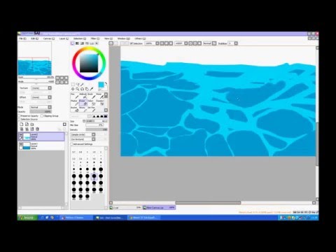 TUTORIAL speedpaint how to do water.