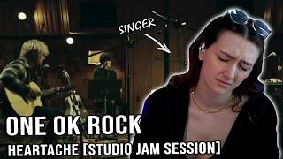 Download lagu Clean and Polished | ONE OK ROCK - Heartache [Studio Jam Session] | Singer Reacts | mp3