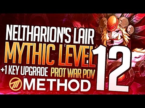 Neltharion's Lair LEVEL 12+1 KEY UPGRADE! - Method Sco Warrior Tank POV