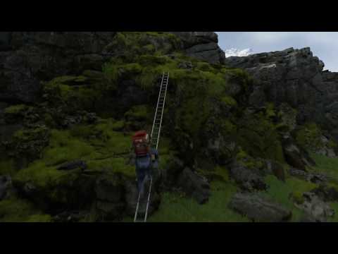 Death Stranding ladder climb - What a thrill