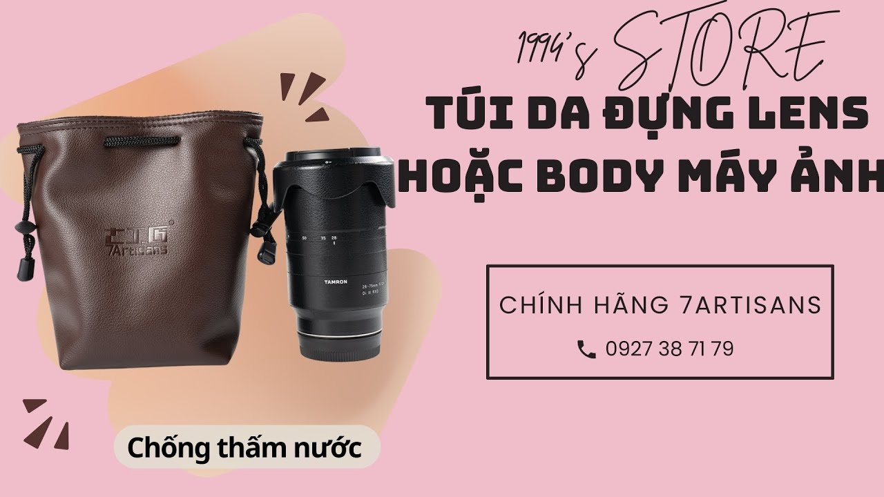Video Túi Da Đựng Máy Ảnh Chính Hãng 7Artisans