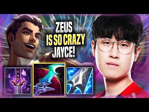 ZEUS IS SO CRAZY WITH JAYCE! - T1 Zeus Plays Jayce TOP vs Urgot! | Season 2022