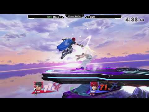 Smash 4: TSUN | Black (Ryu) V Light (Roy) - Ascendance 101 Tournament SSB4