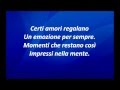 Un Emozione Per Sempre - Eroz Ramazzotti (Lyrics)