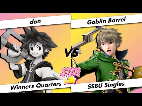 Star K.O. Winners Quarters - don (Sora) Vs. Goblin Barrel (Che) (Robin) - SSBU