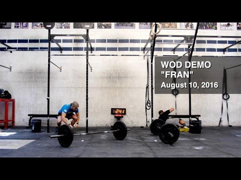 WOD DEMO - FRAN (Paradiso Crossfit)