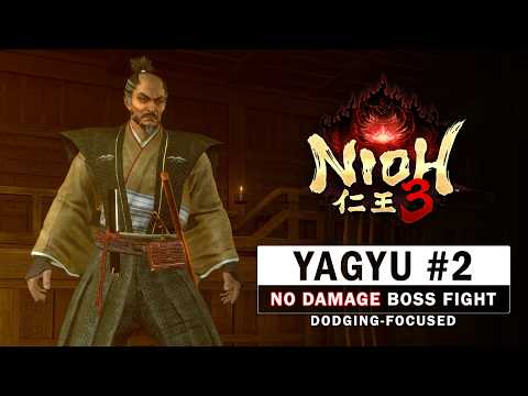 Nioh 3 - Yagyu Muneori #2 (Veteran) Boss Fight (No Damage)
