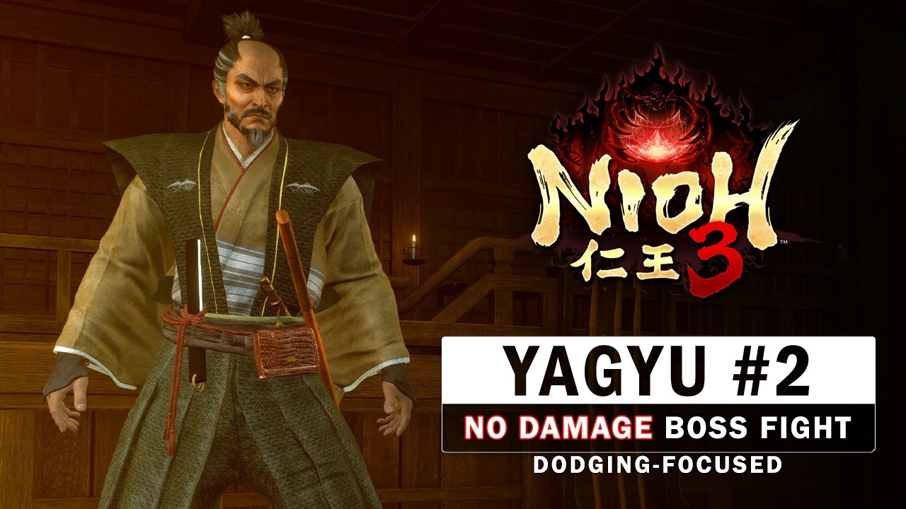 Nioh 3 - Yagyu Muneori #2 (Veteran) Boss Fight (No Damage)