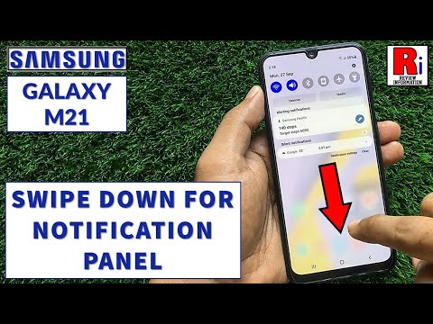 How to Enable Swipe Down for Notification Panel on Samsung Galaxy M21