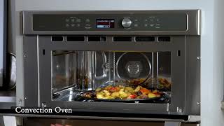 Cafe CAFÉ™ 30 in. Combination Double Wall Oven with Convection and Advantium® Technology Stainless Steel CTC912P2NS1 Picture