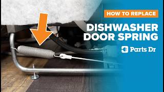 GE Dishwasher Door Falling Open? DIY Door Spring Replacement | Part WD03X20445