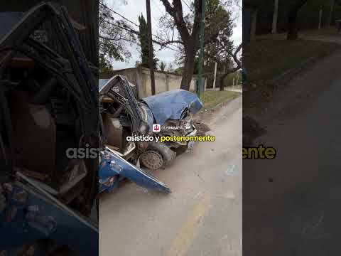 🚨 ¡IMPACTANTE CHOQUE EN SAN LORENZO! Perdió el control y se incrustó contra un poste | #QUEPASASALTA