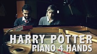 Hedwig's Theme Piano 4 Hands - Trouble Couple [Harry Potter - John Williams]