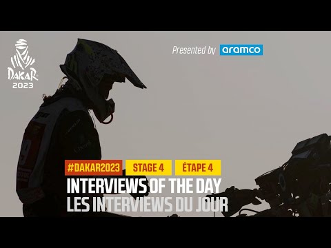 Interview of the day presented by Aramco - Stage 4  - #Dakar2023