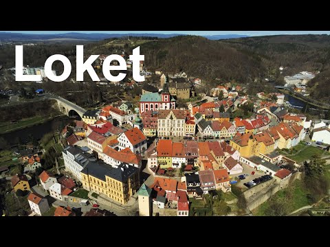 Loket Czech Republic AERIAL DRONE 4K VIDEO