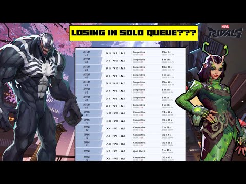 Get more Wins in Competitive Solo Queue Marvel Rivals (STOP THROWING)