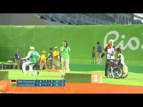 Men's Individual Recurve Open quarter finals - Rezende v SZARSZEWSKI - Rio 2016 Paralympics