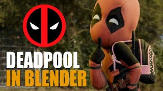 Render Deadpool in 3D Model
