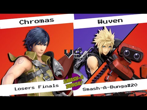 Smash-a-Bunga#20 Chromas(Chrom) Vs Wuven(Cloud,ROB) Losers Finals Smash Ultimate Singles