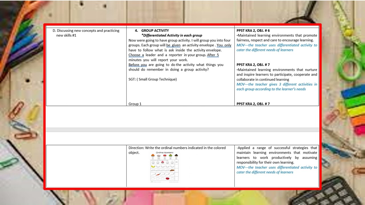 CLASS OBSERVATION Lesson Plan in Mathematics Grade One_QUARTER   MELC BASED WITH ANNOTATIONS